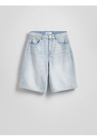 Reserved - Jeansowe szorty - niebieski. Kolor: niebieski. Materiał: jeans #1