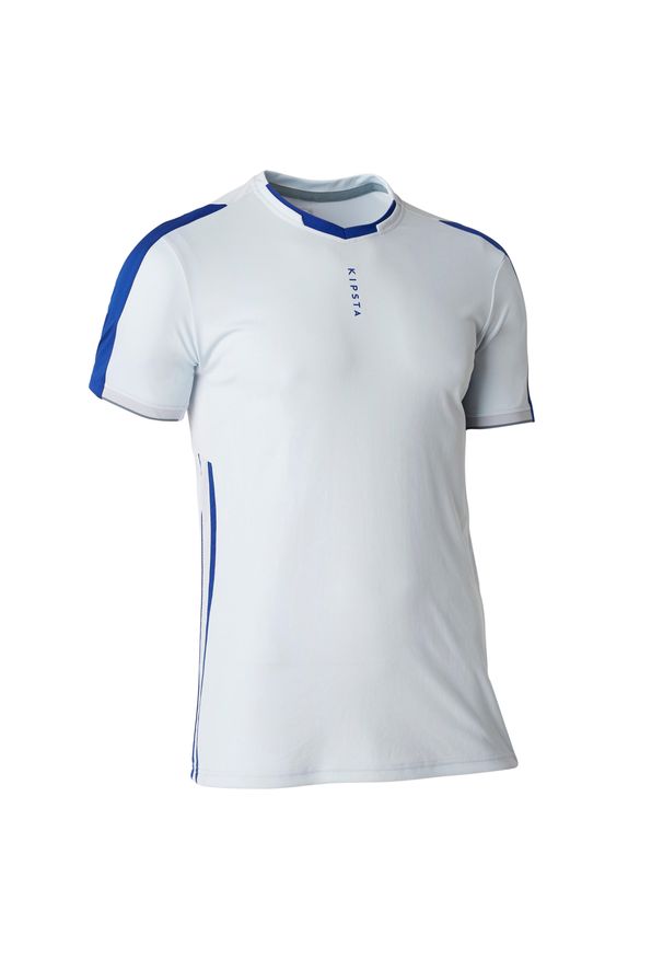 KIPSTA - Koszulka do piłki nożnej TRAXIUM. Kolor: niebieski, wielokolorowy, szary. Materiał: materiał. Sport: piłka nożna, bieganie