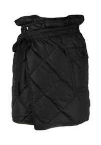 MONCLER - Pikowana spódnica mini. Kolor: czarny. Materiał: materiał. Styl: klasyczny, sportowy #2