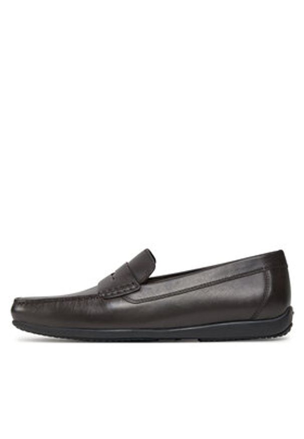 Geox Mokasyny U Ascanio U450WC 00043 C6009 Brązowy. Kolor: brązowy. Materiał: skóra