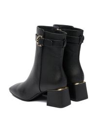 Aigner Botki 1252300 Czarny. Kolor: czarny. Materiał: skóra
