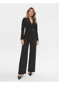 Liu Jo Marynarka CF3060 J1857 Czarny Regular Fit. Kolor: czarny. Materiał: syntetyk, wiskoza #3