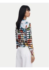 Desigual Sweter 25SWJF21 Kolorowy Regular Fit. Materiał: syntetyk. Wzór: kolorowy #3