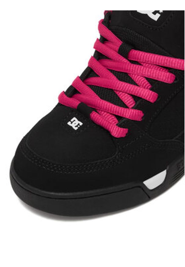DC Shoes Sneakersy EO-DC COMMAND DC02744004 Czarny. Kolor: czarny. Materiał: skóra, zamsz