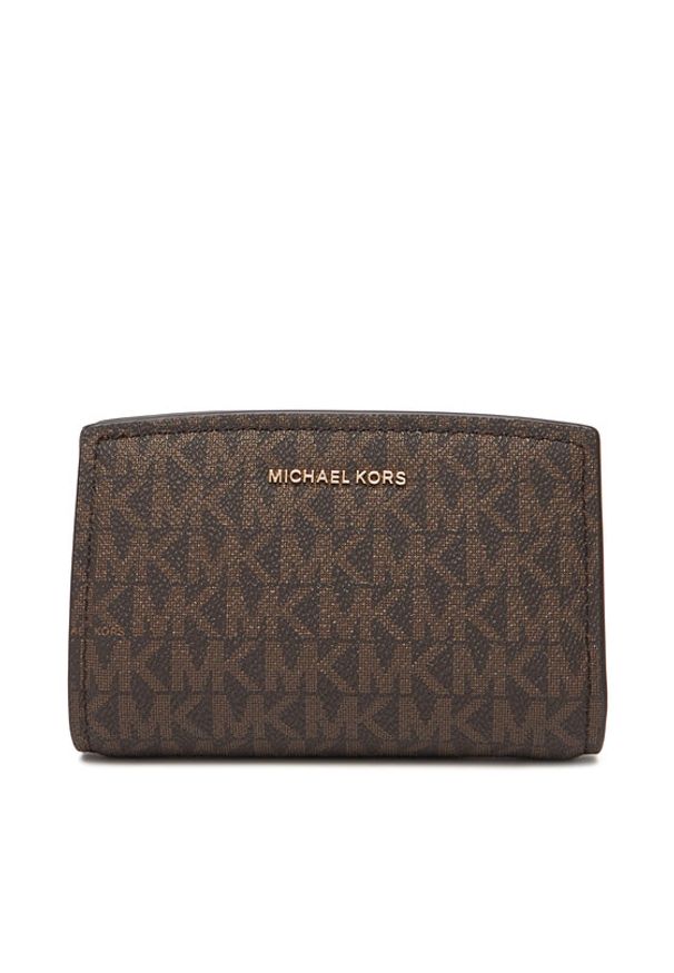MICHAEL Michael Kors Duży Portfel Damski Bryant 32S5GYTZ2B Brązowy. Kolor: brązowy. Materiał: skóra