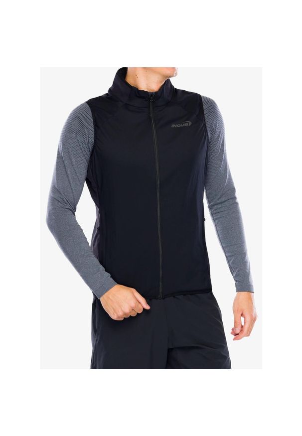 Kamizelka biegowa męska Inov-8 Performance Hybrid Gilet. Kolor: czarny. Sport: turystyka piesza