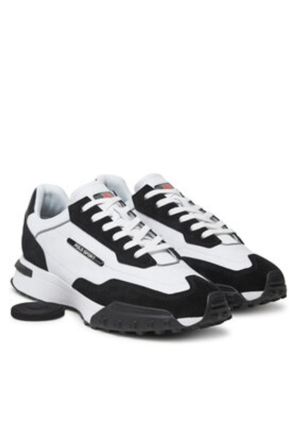 Polo Ralph Lauren Sneakersy Ps 275 809967517001 Biały. Kolor: biały. Materiał: skóra, zamsz