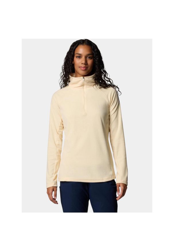 columbia - Bluza polarowa damska Columbia Glacial IV Half Zip. Kolor: żółty. Materiał: polar
