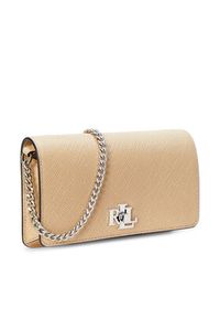 Lauren Ralph Lauren - LAUREN RALPH LAUREN Torebka 432966784005 Beżowy. Kolor: beżowy. Materiał: skórzane #4