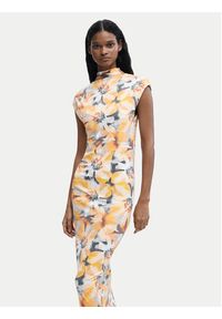 Desigual Sukienka letnia Martha 26SWVK48 Żółty Slim Fit. Kolor: żółty. Materiał: syntetyk. Sezon: lato #3