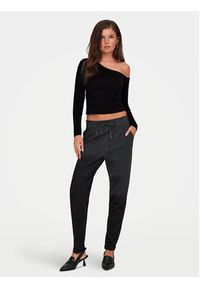 only - ONLY Bluzka Live Love 15344398 Czarny Slim Fit. Kolor: czarny. Materiał: bawełna #4