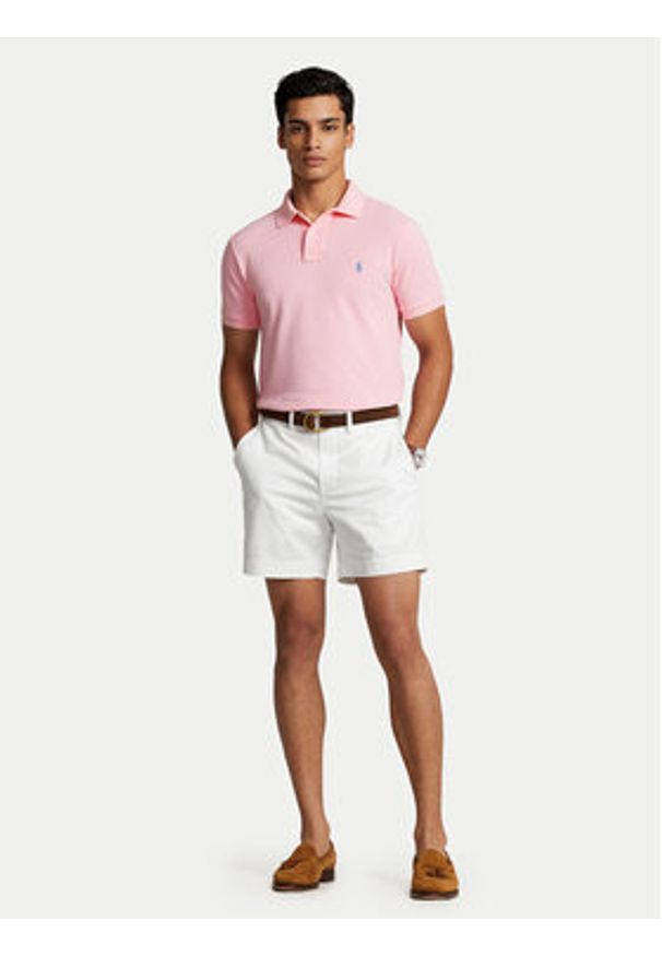 Polo Ralph Lauren Polo Core Replen 710782592 Różowy Custom Slim Fit. Typ kołnierza: polo. Kolor: różowy. Materiał: bawełna