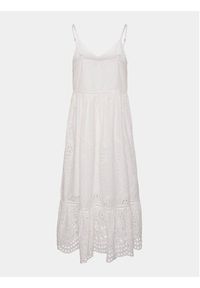 YAS Sukienka letnia Luma 26032686 Biały Regular Fit. Kolor: biały. Materiał: bawełna. Sezon: lato #3