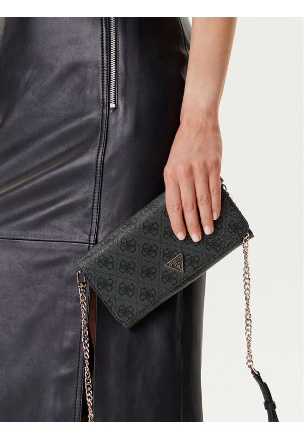 Guess Torebka Noelle II Mini HWBG96 72750 Szary. Kolor: szary. Materiał: skórzane