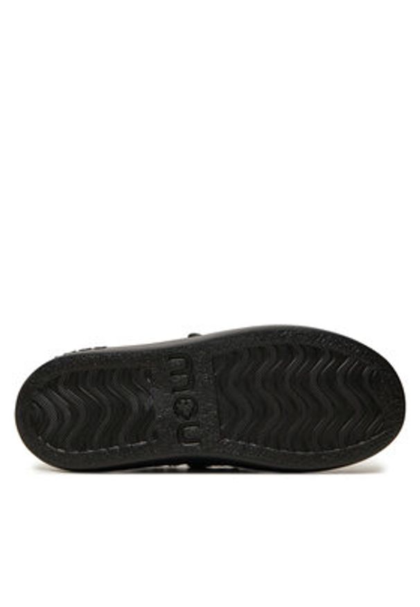 Mou Kapcie Eskimo Bold Clog FW411010B Czarny. Kolor: czarny. Materiał: skóra