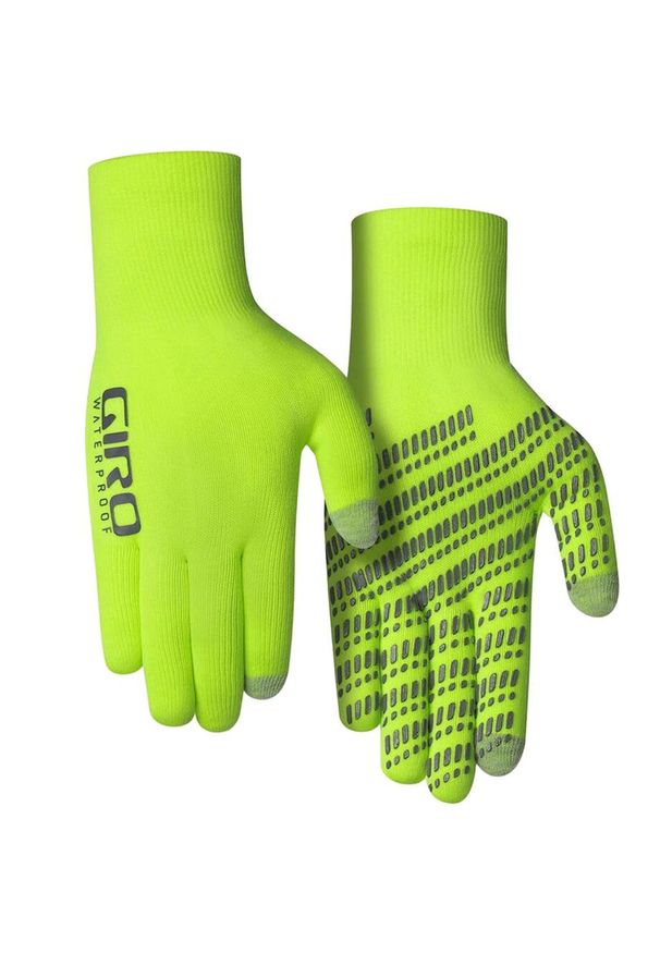 GIRO - Rękawiczki rowerowe unisex Giro Ga Xnetic H20. Kolor: zielony. Materiał: włókno, nylon, poliester