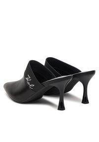 Karl Lagerfeld - KARL LAGERFELD Klapki Sienna KL32701 Czarny. Kolor: czarny. Materiał: skóra #4