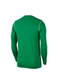 Nike - Męska Bluza Park 20 Z Okrągłym Dekoltem. Kolor: zielony