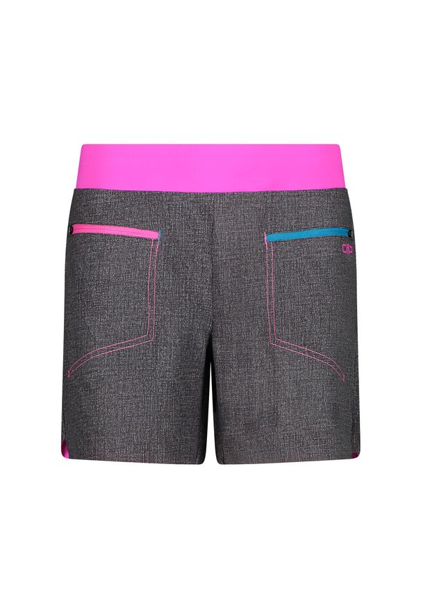 Damskie szorty bermudzkie CMP. Kolor: czarny. Sport: turystyka piesza