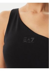 EA7 Emporio Armani Sukienka letnia 7W000962 AF12484 UC001 Czarny Regular Fit. Kolor: czarny. Materiał: bawełna. Sezon: lato #2