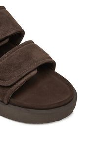 Inuikii Klapki Suede Double Band 50102-510 Brązowy. Kolor: brązowy. Materiał: skóra, zamsz #4