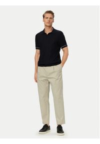 BOSS Polo H-Narciso 50560483 Granatowy Regular Fit. Typ kołnierza: polo. Kolor: niebieski. Materiał: bawełna #3