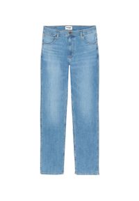 Wrangler - WRANGLER GREENSBORO MĘSKIE SPODNIE JEANSOWE JEANSY DŻINSY LIME LIGHT 112339304