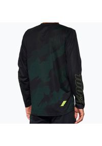 Koszulka rowerowa męska 100% Airmatic LE. Kolor: zielony