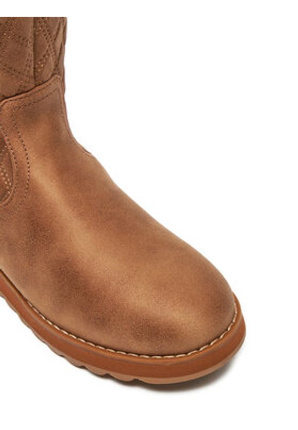 skechers - Skechers Botki Morning Walks 167675/CSNT Brązowy. Kolor: brązowy. Materiał: materiał