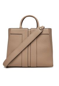 Elisabetta Franchi Torebka BS-07A-51E2-V500 Beżowy. Kolor: beżowy. Materiał: skórzane