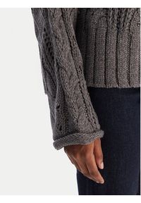 Liu Jo Golf MF5451 MA37R Szary Regular Fit. Typ kołnierza: golf. Kolor: szary. Materiał: wełna #3