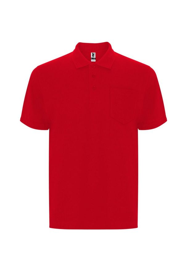 ROLY - Koszulka Polo Z Krótkim Rękawem Dla Dorosłych Unisex Centauro Premium. Typ kołnierza: polo. Kolor: czerwony. Długość rękawa: krótki rękaw. Długość: krótkie