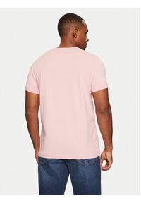 TOMMY HILFIGER - Tommy Hilfiger T-Shirt MW0MW10800 Różowy Slim Fit. Kolor: różowy. Materiał: bawełna