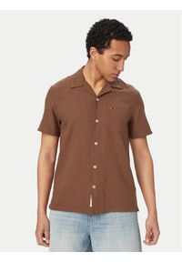 Tommy Jeans Koszula DM0DM23058 Brązowy Regular Fit. Kolor: brązowy. Materiał: bawełna #1