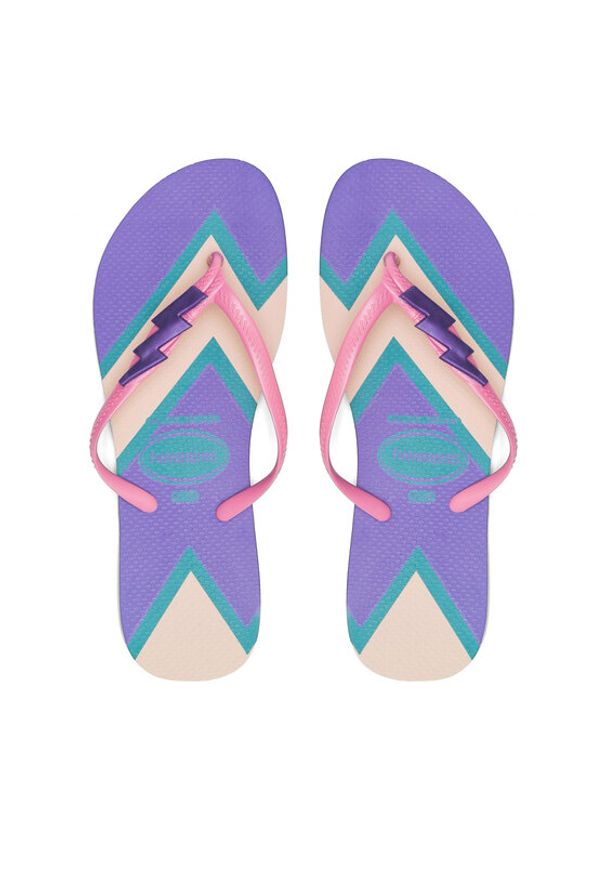 Havaianas Japonki 41469120076 Kolorowy. Materiał: syntetyk. Wzór: kolorowy