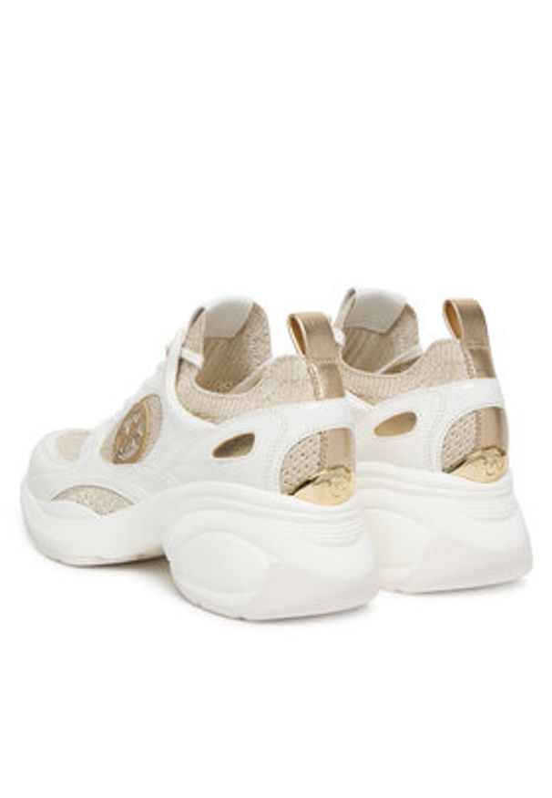 MICHAEL Michael Kors Sneakersy Zuma 43S5ZUFP3D Złoty. Kolor: złoty. Materiał: materiał