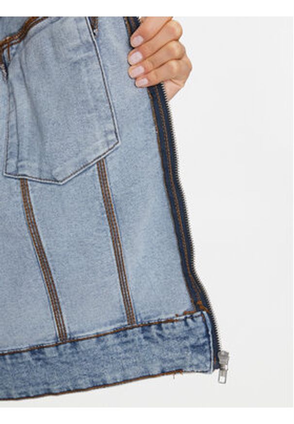 Noisy may - Noisy May Kurtka jeansowa Alviva 27028452 Niebieski Relaxed Fit. Kolor: niebieski. Materiał: bawełna