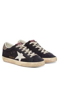 GOLDEN GOOSE Sneakersy Super-Star Classic GWF00101.F006163.50600 Granatowy. Kolor: niebieski. Materiał: skóra, zamsz