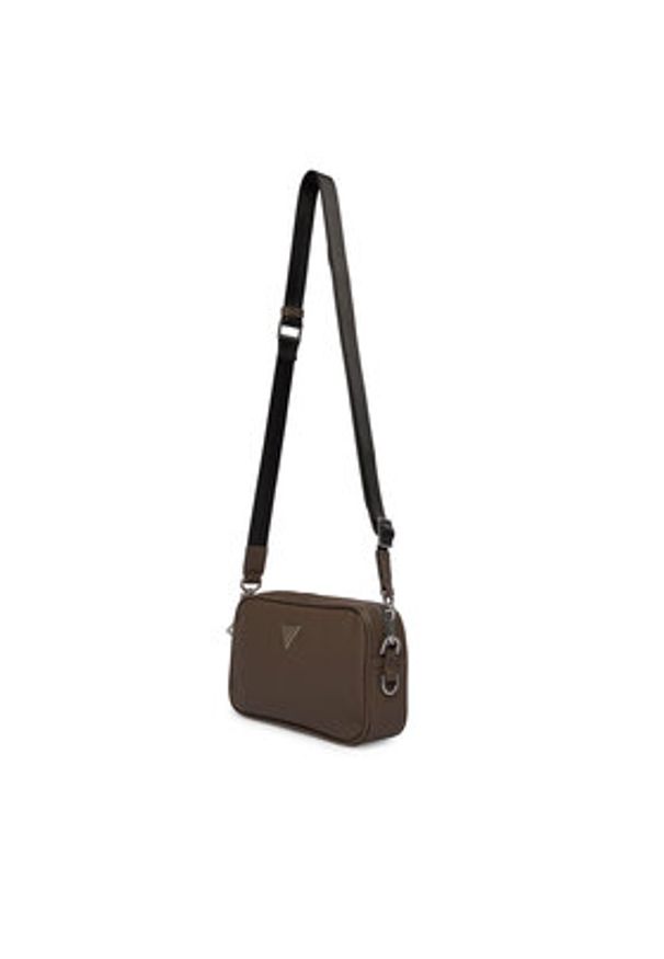 Guess Saszetka HMMISA P6150 Brązowy. Kolor: brązowy. Materiał: skóra