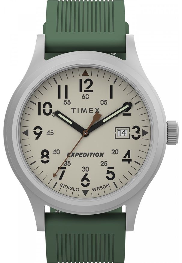 Zegarek Timex Zegarek męski TW4B30100 zielony. Kolor: zielony