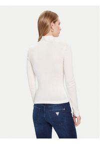 Guess Golf W4BP14 KCGM2 Écru Slim Fit. Typ kołnierza: golf. Materiał: syntetyk #2