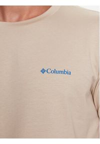 columbia - Columbia T-Shirt Rapid Ridge™ Back Graphic Tee II Brązowy Regular Fit. Kolor: brązowy. Materiał: syntetyk, bawełna #3