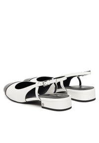 MICHAEL Michael Kors Baleriny Perla 40R4PLFP1L Biały. Kolor: biały. Materiał: skóra #6