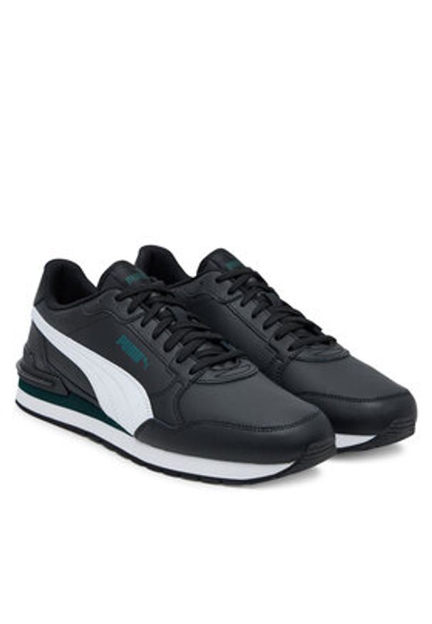Puma Sneakersy St Runner V4 L 399068 22 Czarny. Kolor: czarny. Materiał: skóra