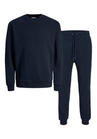 Jack & Jones - Jack&Jones Dres Bradley 12288670 Granatowy Relaxed Fit. Kolor: niebieski. Materiał: bawełna