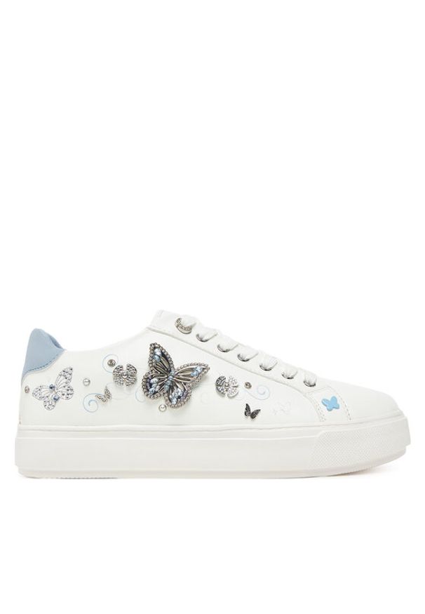 Aldo Sneakersy Saxony 13966825 Biały. Kolor: biały. Materiał: skóra