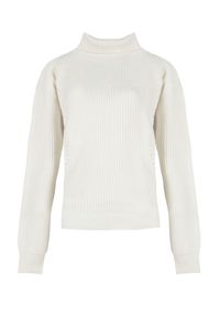 Silvian Heach Sweter | CVA22045LU | Kobieta | Kremowy. Typ kołnierza: golf. Kolor: kremowy. Materiał: poliester, wełna, akryl, nylon, wiskoza. Wzór: ze splotem #9