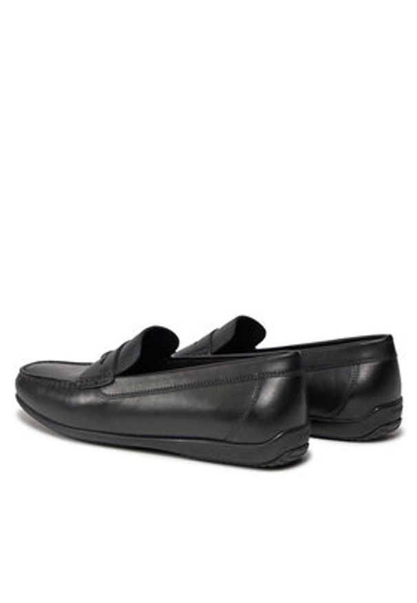 Geox Mokasyny U Ascanio U450WC 00043 C9999 Czarny. Kolor: czarny. Materiał: skóra