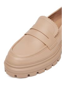 DeeZee Loafersy 58682-8 Beżowy. Kolor: beżowy. Materiał: skóra #7