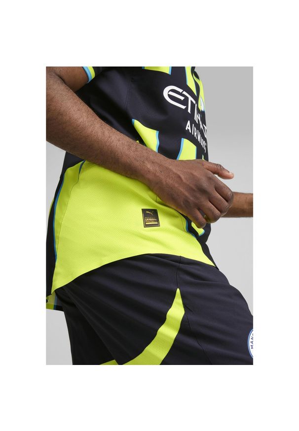 Puma - Męska koszulka wyjazdowa Manchester City 24/25 PUMA. Kolor: wielokolorowy, niebieski, żółty